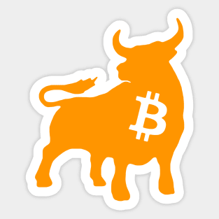 Bitcoin bull Sticker